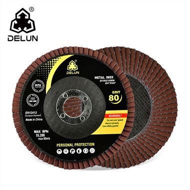 Disco de láminas flexible abrasivo calcinado de 150 mm