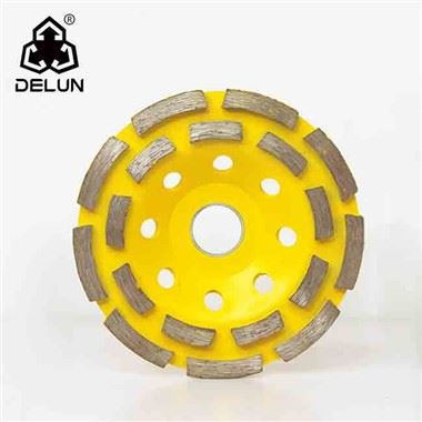 Rueda de copa de molienda doble cruda para piso de concreto